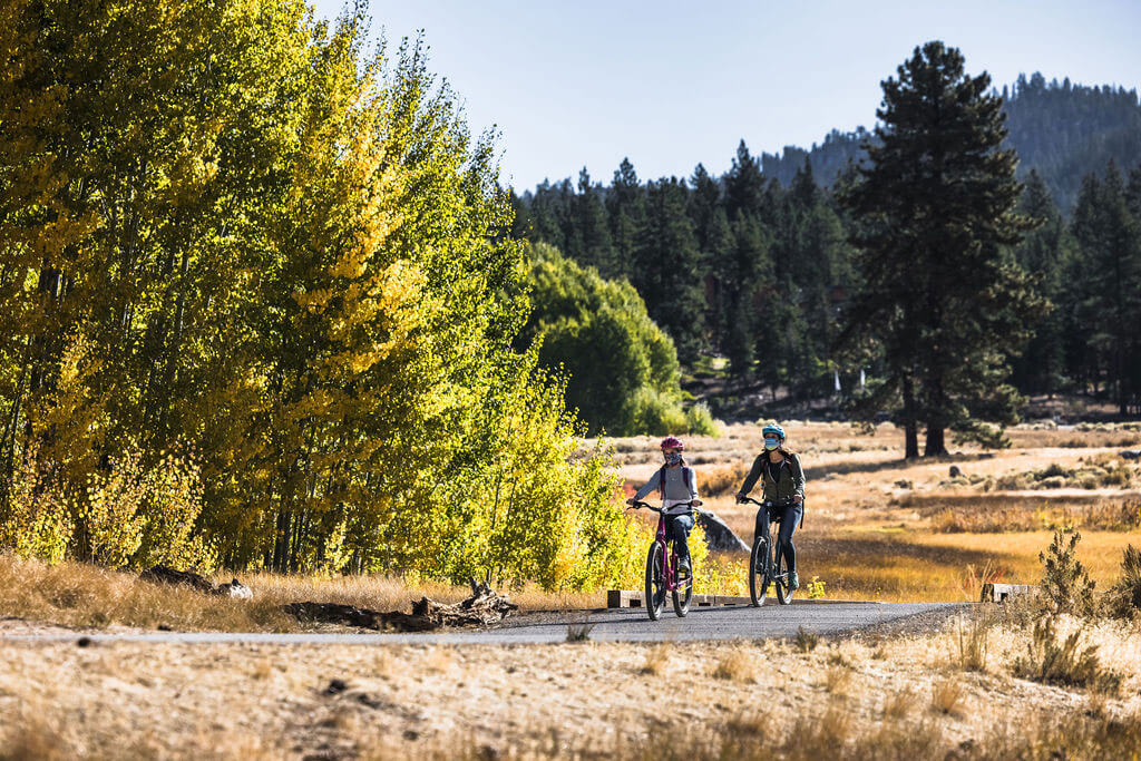Biking Kahle Rabe Meadows Trail Lake Tahoe