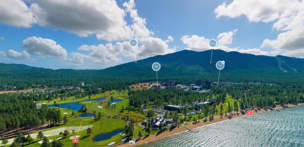 Edgewood Tahoe Shoreline via SkyNav