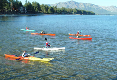 Kayak Lake Tahoe