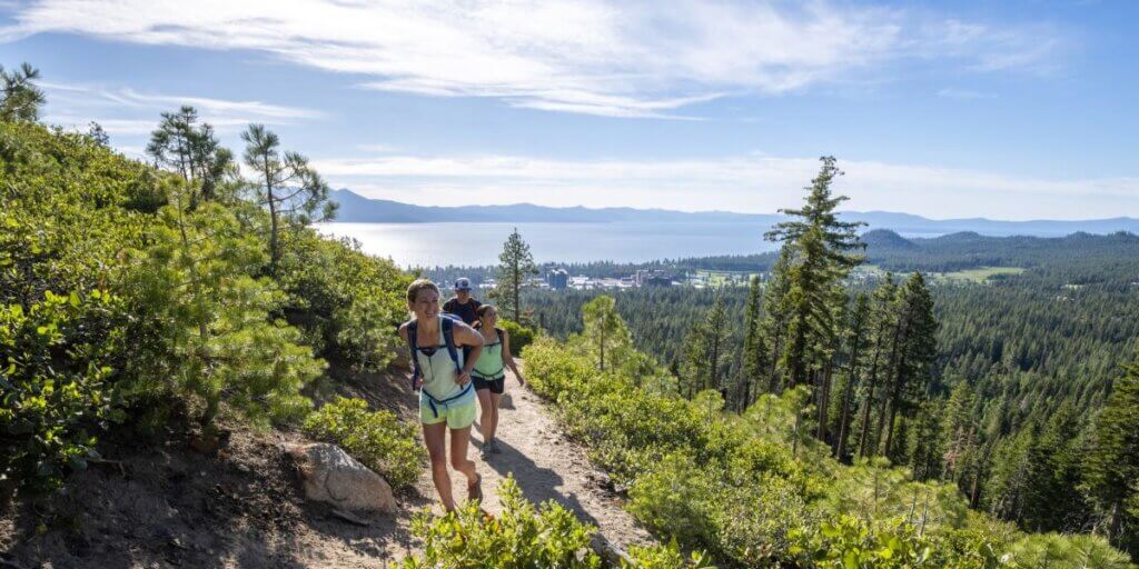 hiking Lake Tahoe
