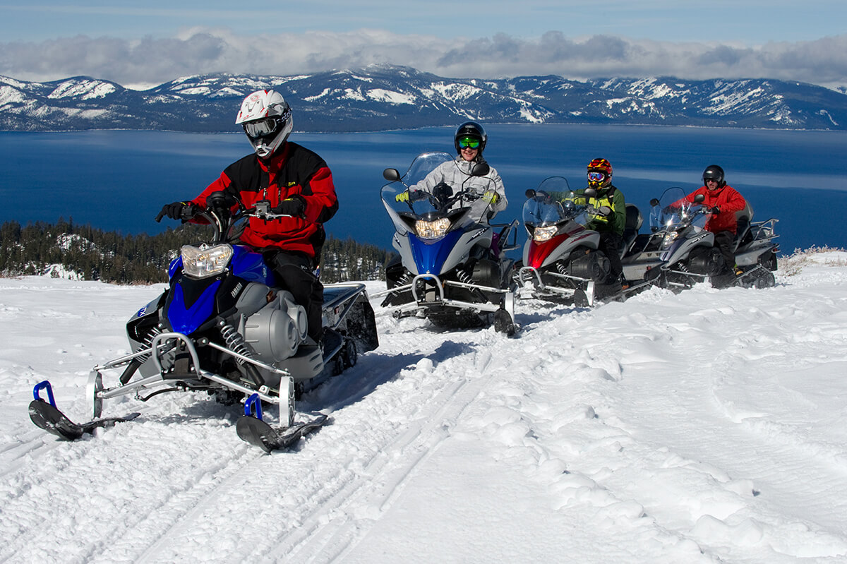 Snowmobiling Tours at Lake Tahoe
