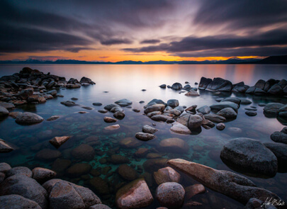 Sunset over Lake Tahoe 