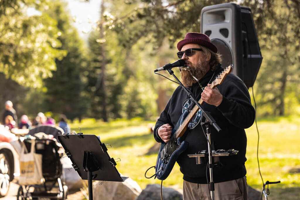 Live music Meyers Mountain Market Farmer's Market Lake Tahoe