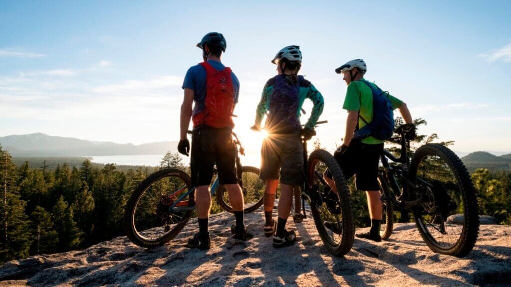 Mountain Bike Sunset