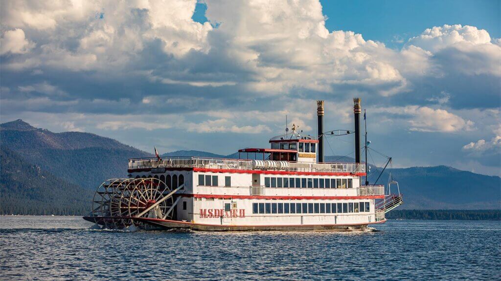 M.S. Dixie II Paddlewheeler Zephyr Cove Resort Lake Tahoe