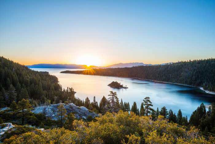 Emerald Bay Lake Tahoe Sunrise