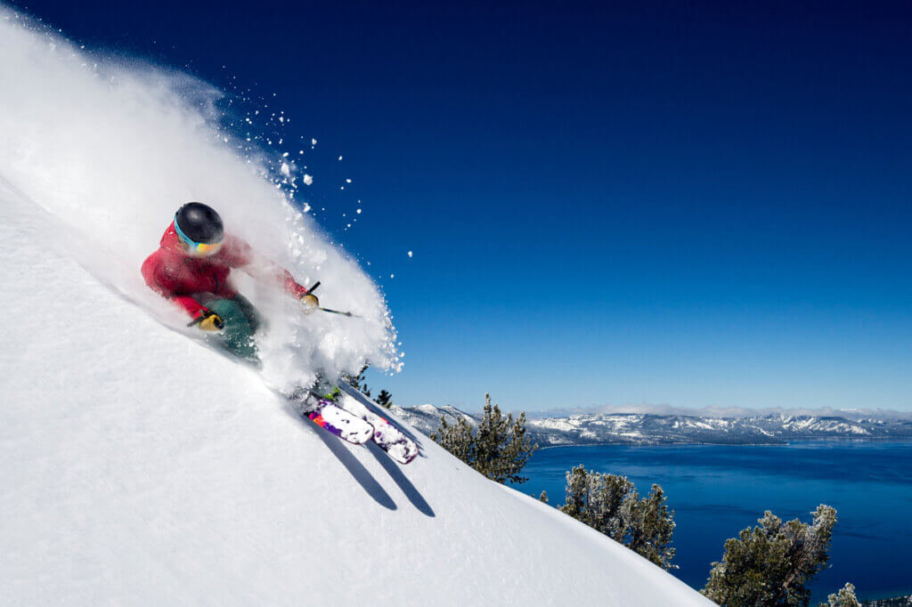 Skier at Heavenly Mountain Resort