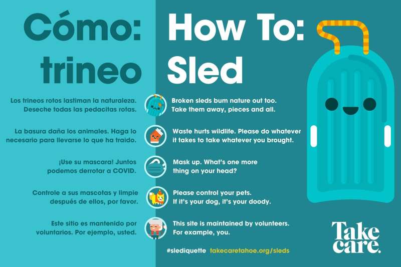 Sledding Safely Tahoe